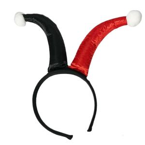 ที่คาดผมเขายาวละครสัตว์เครื่องประดับศีรษะตัวตลกวิเศษชุดคอสเพลย์ผู้หญิงสำหรับเด็กผู้หญิง