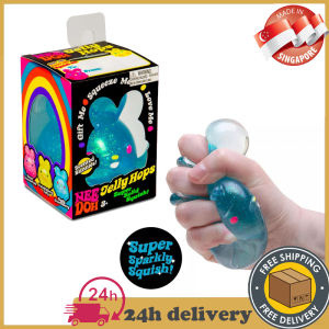 👍SG Glitter NeeDoh Nice Cube Squishy Fidget Toy Nice Ice Baby Sensory Stress Relief Squeeze Gift for Kids Adult Gift
