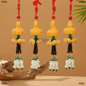 [COD] dfgje Car Pendant Out Of The Buddha And Into The Safe Chinese Style Resin Car Interior Pendant Pixiu Rearview Mirror Pendant