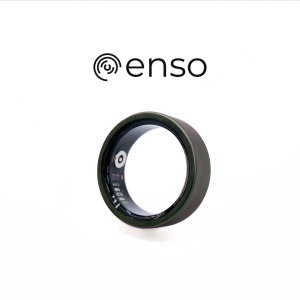 (Gun Metal) Enso Pulse Smart Ring – Advanced Health & Wellness Tracker at Your Fingertips