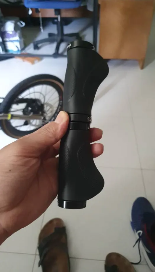 PROMEND Bike Bicycle Grip Handle Bar Ergonomic Grip Rubber Folding