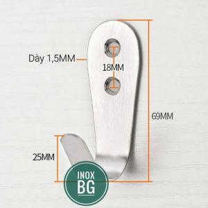 Móc Treo Inox Tròn Nhỏ Bắt tường Móc Treo Đồ Đa Năng Tiện Dụng Khắp Mọi Nơi Bạn Muốn Treo Đồ Dùng Cá Nhân