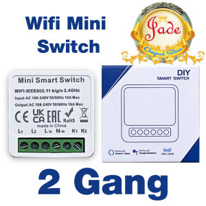 Saklar Listrik Mini Switch On Off 16A Manual / OtomatisTuya WiFi Smart 2-way Control Smart Breaker Smart Life Control IOT Home Automation Internet of Things