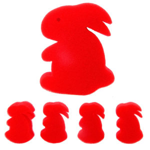 Magics Rabbit Trick Props Novelty Gag Magics Sponge Rabbit Magics Space Chage Multiply Rabbit Easy for Magics Beginners