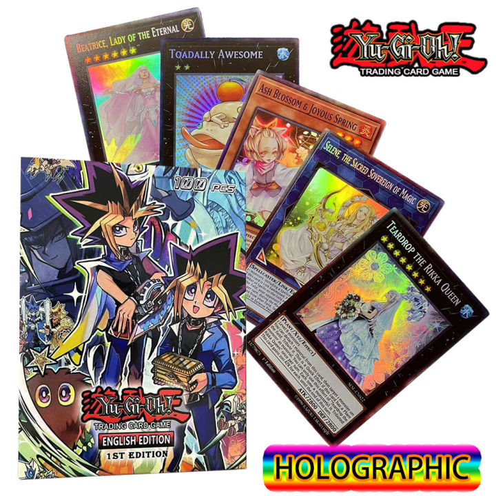 Ba chi u Yugioh th b ng ti ng Anh 50 100pcs kh ng l p l i Yu Gi