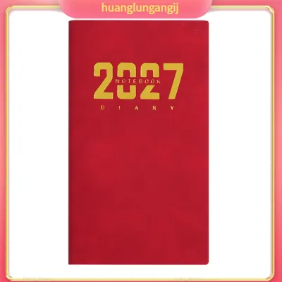 2027 Weekly Planner Compact Diary for Travel 2027 Daily Agenda Notebook Pocket Size Pu Leather Cover Planner – Practical Daily Organizer for Business Personal Scheduling Compact for Professionals