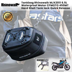Tankbag Rhinowalk MJX2011 6.5L Waterproof Motor CFMOTO 450MT Hard Shell Tank Lock Quick Release