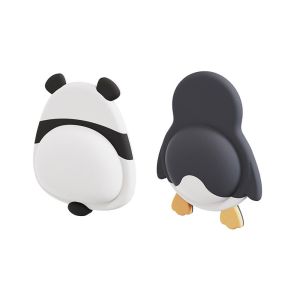 WUXU 1/2Pcs Soft Rubber Door Stopper Self Adhesive Mute Design Protection Stickers Anti-slip Refrigerator Door Back Wall Sticker Home