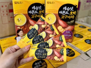 Bột Ngũ Cốc Khoai Lang Hạnh Nhân Bí Ngô Damtuh Hàn Quốc - Hộp 40 gói 720g