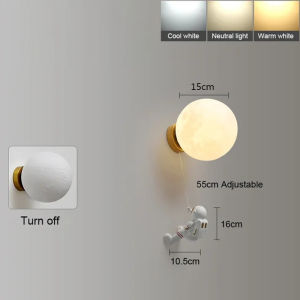 Lampu dinding LED hiasan bilik kanak-kanak moden minimalis kreatif lampu sisi katil lampu hiasan