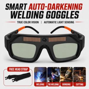 Anti-Glare + Welding Goggles -- Automatic Darkening Welder Glasses Cermin Mata Kimpalan