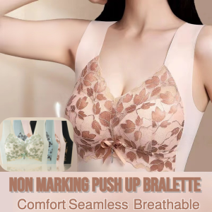 M-5XL Breathable bra Seamless Push Up Bralette   high elastic  Undershirt style shoulder straps    comfort Seamless