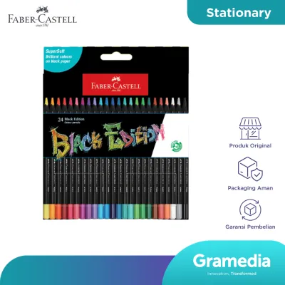 Pensil Warna Faber Castell Black Edition Set 24 Pcs