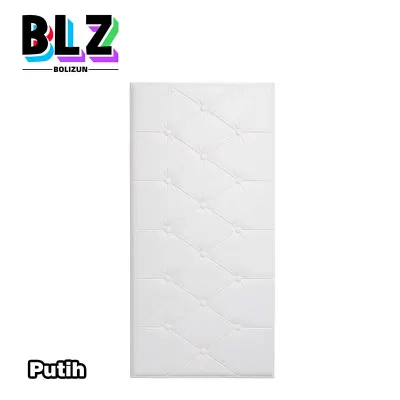 BOLIZUN Wallpaper Dinding Sandaran Tempat Tidur 3D - Ukuran 70x35cm Pelindung & Dekorasi Tempat Tidur