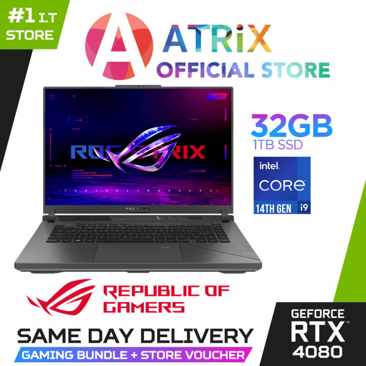Free MS Office】ROG Strix G16 G614JZR-N4051W WQHD