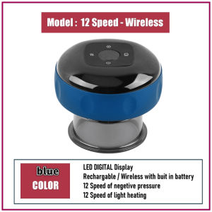 電動刮痧拔罐 Intellegent Breathing Electric Cupping Massage Body Cups Anti-Cellulite Therapy Massager for Body Electric Guasha Scraping Therapy Massager for Body Scraping Fat Burning Slimming