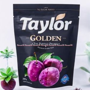 Taylor Golden 200gr The Perfect Prunes Premium Jumbo Size Naturally Buah Plum Kering Siap Pakai Natural Sweet California