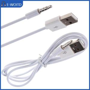 【E-WOITD】 3.3FT 3.5mm AUX Audio Plug Jack to USB 2.0 Male Charge Cable Cord For MP3