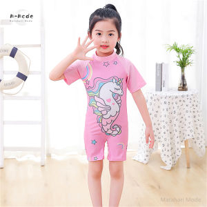 Swimming Suit Kid Baju Renang Budak Cartoon Cute Quick Dry Muslimah Swimsuit Kanak Kids Girl Boy Swimwear
