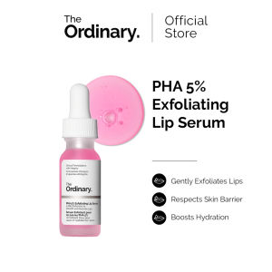 The Ordinary PHA 5% Exfoliating Lip Serum 15mL | Exfoliate Smooth and Hydrate Lips