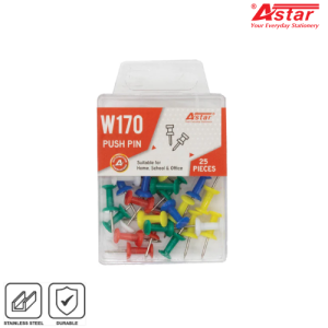 Astar W170 Push Pin (25pcs/Box) / Paku Tekan / Paku Payung
