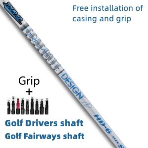 New Golf Clubs Shaft Tour AD HD5/6/7 Graphite Shaft Driver and Wood Shafts Flex R/SR/S/X Free Assembly Sleeve and Grip