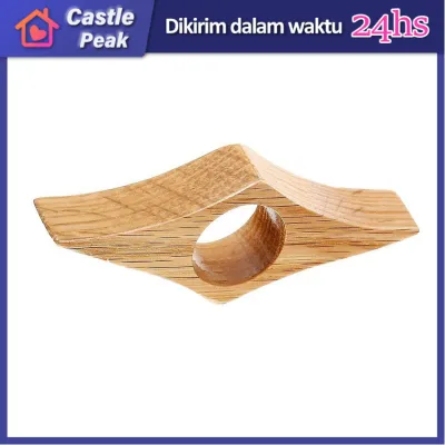 Wooden Book Page Holder Thumb Ring Acrylic / Penyangga Pembatas Halaman Buku Baca Novel / Alat Bantu Baca Buku