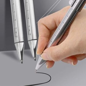 Pen Ukur Sigmat Ballpoint Multifungsi Measuring Tool Scale Ruler Pulen + Meteran Sorong