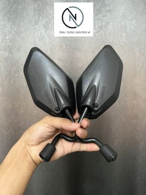 Gương kiếng chiếu hậu trái phải Ex150 chân cong gọn gàng và gắn được nhiều dòng xe yamaha ( cặp trái phải ) có bán lẻ 1 bên