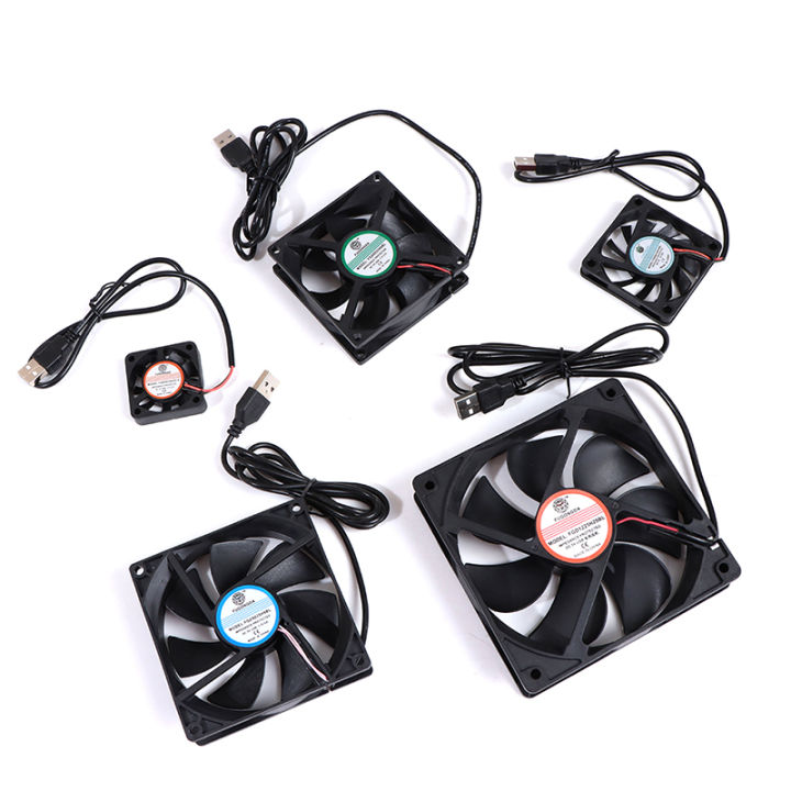 1Pack 70mm USB Cooling Fan 5V Brushless Cooling Fans For PC Computer Cooler For Raspberry Pi Radiator Ventilation Double Ball Be - 7