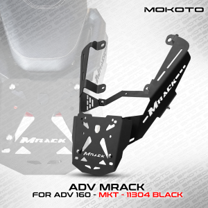 MOKOTO ADV 160 HEAVY DUTY MRACK BRACKET MKT-11304 MATTE BLACK MONORACK TOP BOX CARRIER FOR HONDA ADV160 MOTORCYCLE