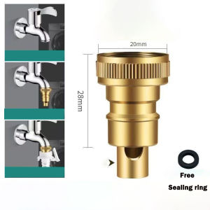 Washing Machine Faucet Adapter Nozzle Full-automatic Anti -Falling Water Stop Valve 1/2" Adapter tap Accessories