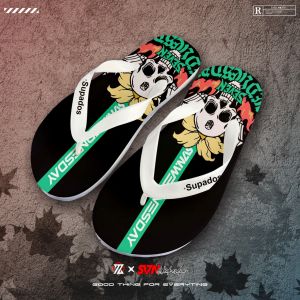 SV7N-0158 Sandal Jepit Pria Dewasa UK 36-43 Dan Anak anak UK 26-35 Sandal Distro Printing Sendal Pria Sehari hari