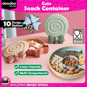 Bekas Kuih Raya Biskut Kekacang Candy Dried Fruit Biscuit Container Tray with Lid