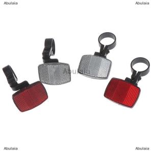 [COD] Abulaia 1pcs จักรยาน Handlebar สะท้อนจักรยานสะท้อนแสงด้านหน้าด้านหลังไฟเตือน