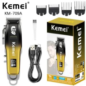 Kemei Alat Cukur Rambut Elektrik Hair Clipper Kemei-709A Clipper Rambut Alat Potong Rambut Professional Pemotong rambut