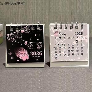 💙🌠🌠 ปฏิทินตั้งโต๊ะ2026รายเดือนรายปีสมุดรายวันน่ารักปฏิทินคอยล์น่ารักตารางรายปีออแกไนเซอร์ทำรายการอุปกรณ์สำนักงานบ้าน
