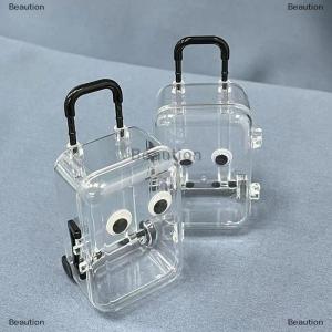 [COD] Beaution Creative Jewelry Storage Box Mini Cute Clear Luggage Suitcase Candy Box Wedding Gift Packaging New Desk Organiser Decoration