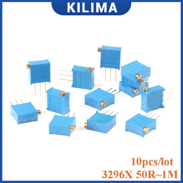 Potentiomètre Multitours 2W 5K Ohm 5% Film de Carbone Résistance