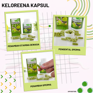 Obat Penambah Stamina Pria Dewasa - Pengental Sperma Pria - Atasi Sperma Kosong / Sedikit Keloreena