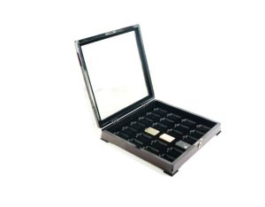 Hộp gỗ trưng bày bật lửa Zippo có ổ khóa an toàn