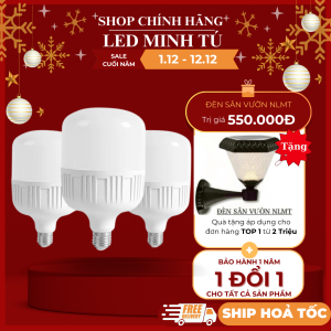 bóng trụ 50W siêu sáng - siêu tiết kiệm điện (Ánh sáng trắng) - Bảo hành 12 tháng