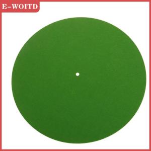 【E-WOITD】 1ชิ้นแผ่นกันลื่นแผ่นรองจานเสียงแผ่นเสียงสำหรับ LP ไวนิลบันทึกเสียงอุปกรณ์ DIY แผ่นแผ่นเสียงหนา Audiophile