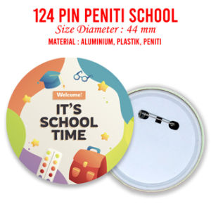 Pin Peniti Seri School Souvenir Aneka Motif Hadiah Tema Sekolah Study School Kenang-Kenangan Kado School