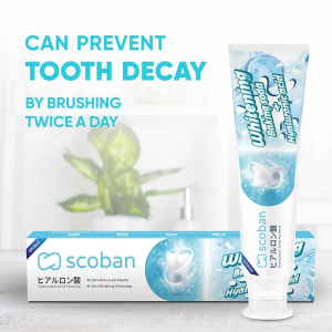 【Upgrade】scoban teeth 20× Whitening toothpaste Peppermint Food Graded Family baking soda Toothpaste