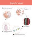 Dr.isla gunting kuku elektri untuk bayi yang di cas Baby Set Nail Trimmer / Gunting kuku Bayi Elektrik 6 in 1 Alat Menicure Pedicure Baby Nails Trimmer Gunting Kuku Bayi & Dewasa Nail Buffer Pengkilap Pengikir Kikir Kuku BYM03. 