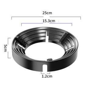 Windproof Gas Stove Cover Windshield Gathering Bracket Cover Energy Saving Fire Reflection Cover Stove Accessories