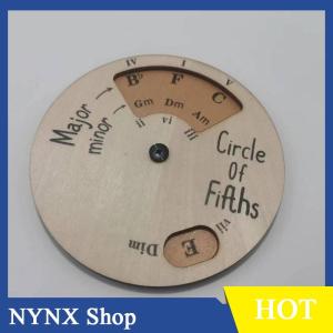 [NYNX] Circle Of Fifths Wheel Guitar Chord Wheel Wooden Melody Tool Musical Instruments And Accessories Chord Wheel For Musicians