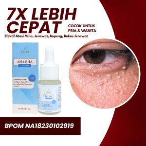 SPECIALIST MILIA !! Serum yang di formulasikan khusus untuk mengatasi milia Serum AHA BHA Leika Skincare