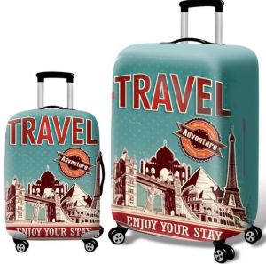 🔥ส่งเร็ว ส่งไว ผ้าคลุมกระเป๋าเดินทาง 18”-32” ผ้ายืด กันรอย มีซิป+สายรัดด้านล่าง